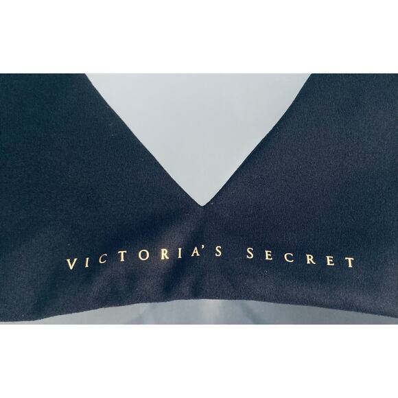 NWOT Victoria's Secret Wireless Bralette Size Medium Black - Picture 4 of 6